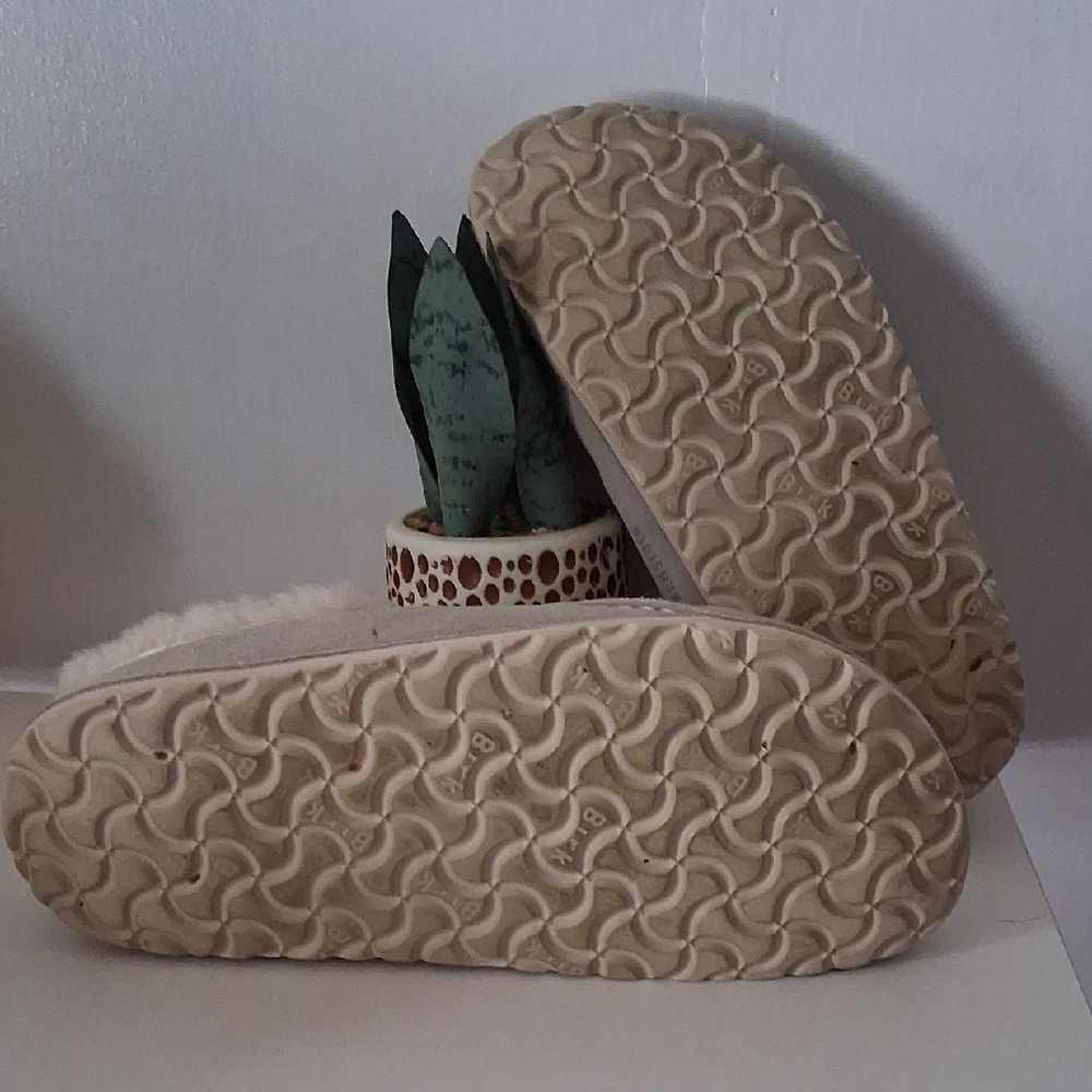 Birkenstock Zermatt EU 38 / Women’s 7–7.5 Shearling Clog Slippers - Picture 10 of 14